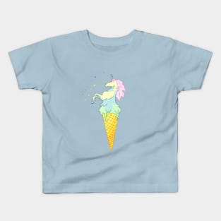 unicorn ice cream Kids T-Shirt